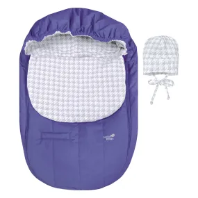 Infant mid-season bunting bag - Violet