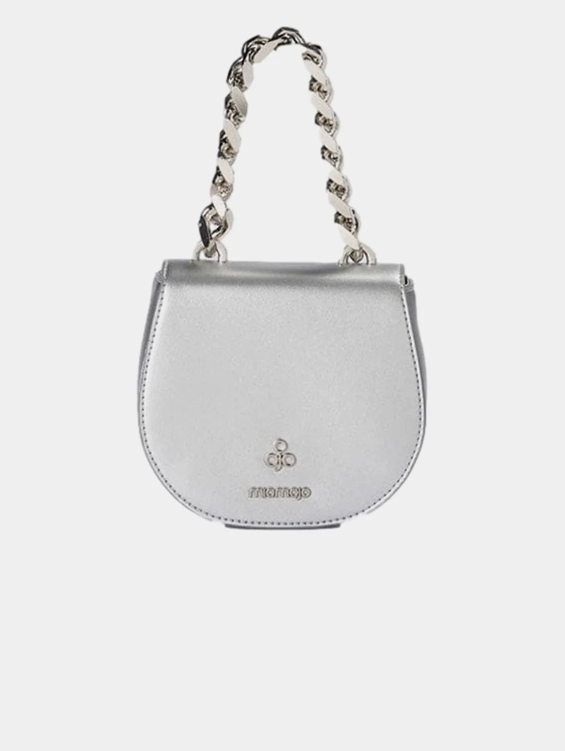 Iris XS Vegan Corn Leather Mini Bag | Silver