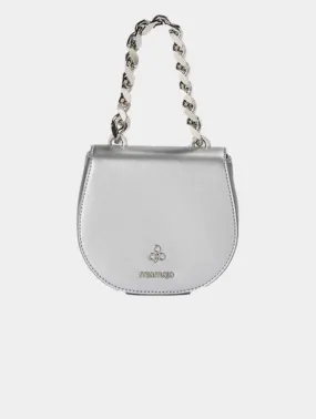 Iris XS Vegan Corn Leather Mini Bag | Silver