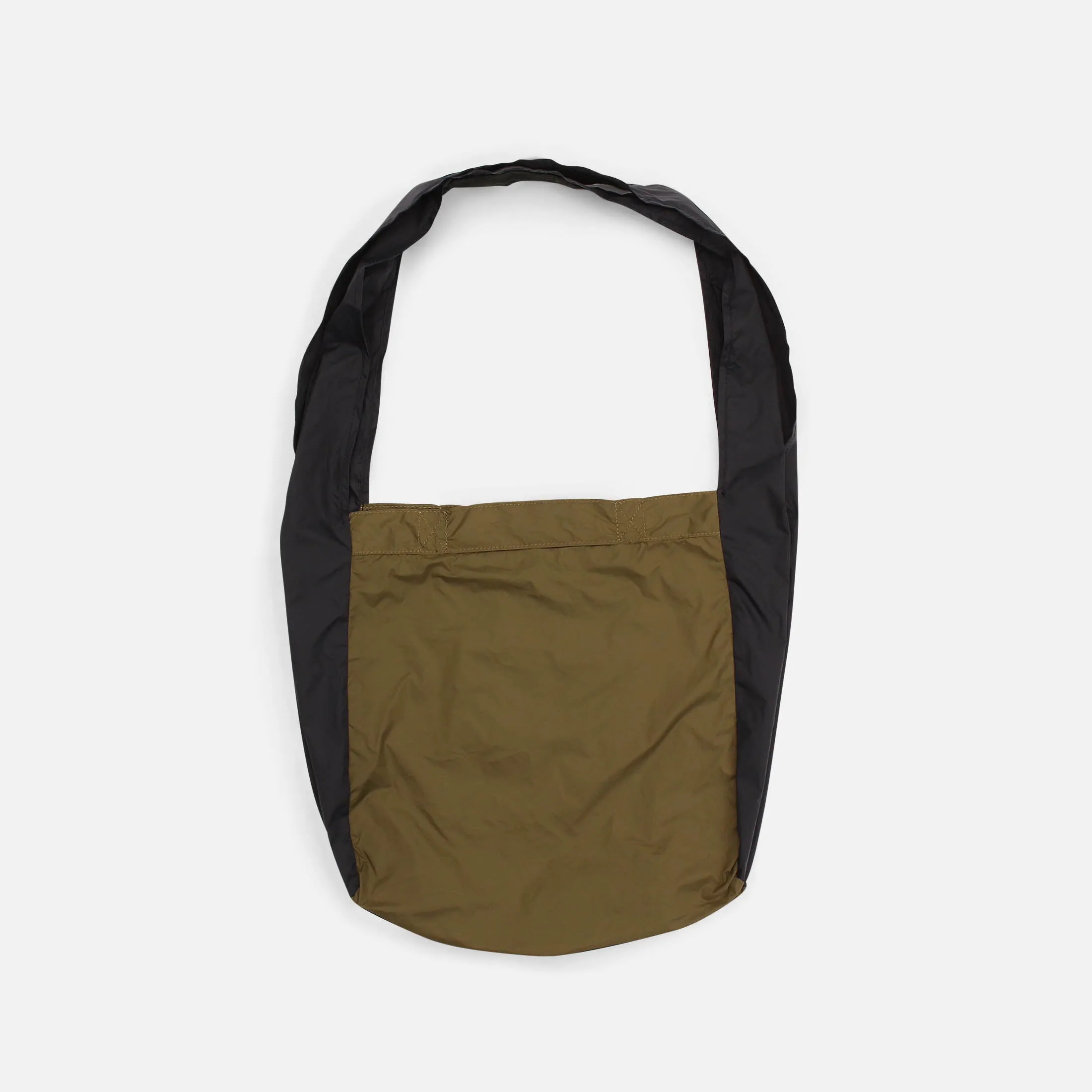 KHT RECYCLE SHOULDER BAG - DARK OLIVE/BLACK