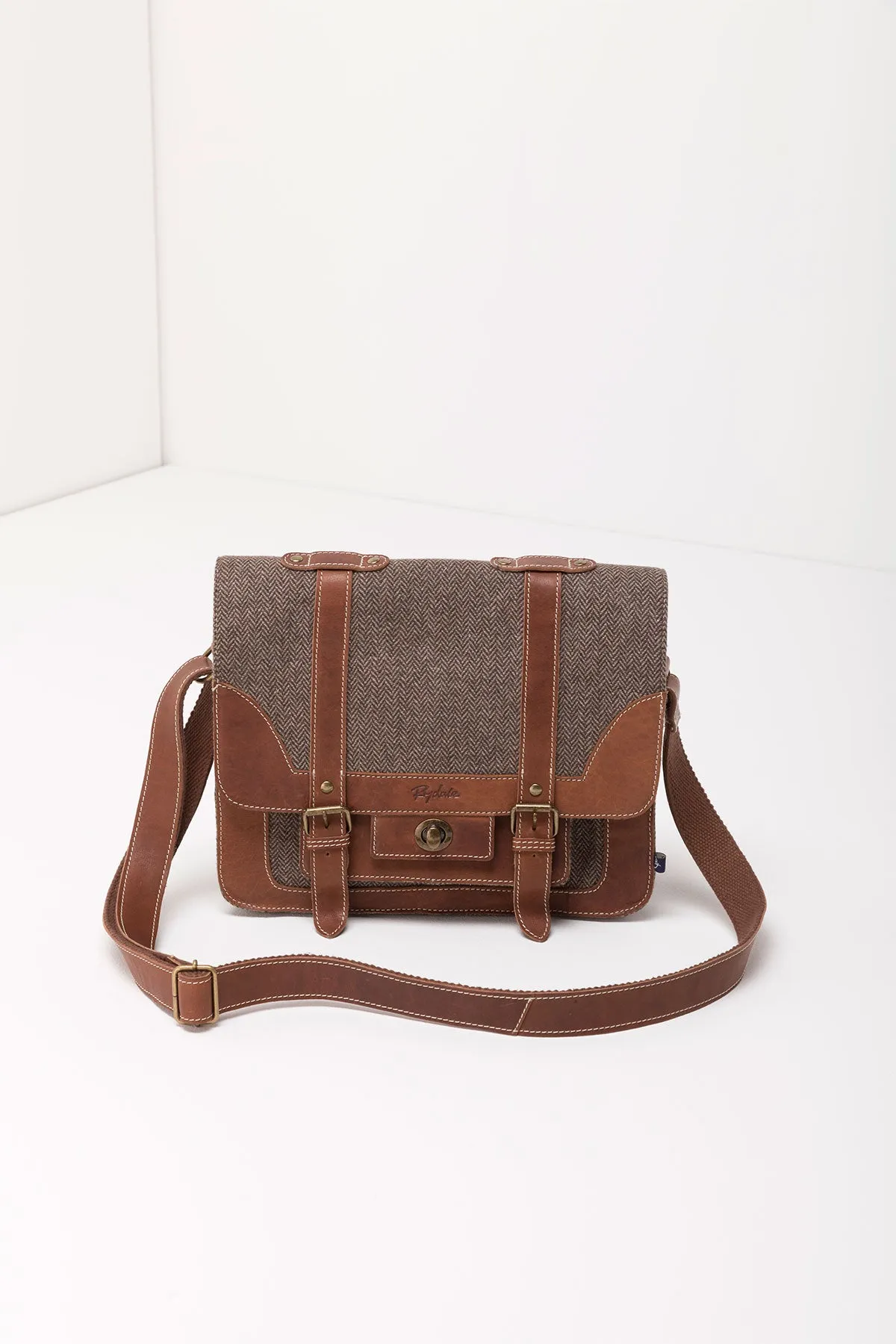 Ladies Tweed Messenger Bag - Lucy