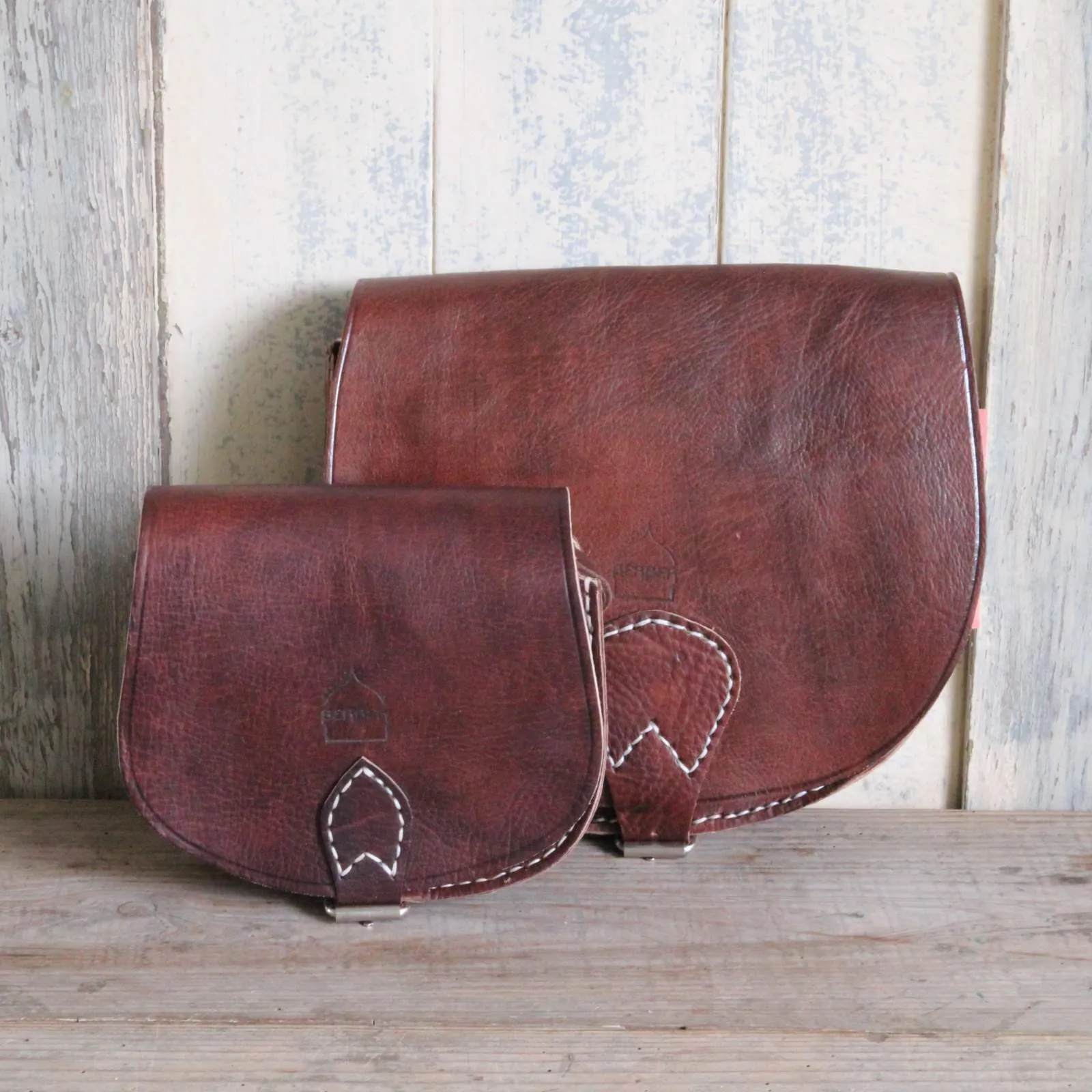 Leather Saddle Bag - Small