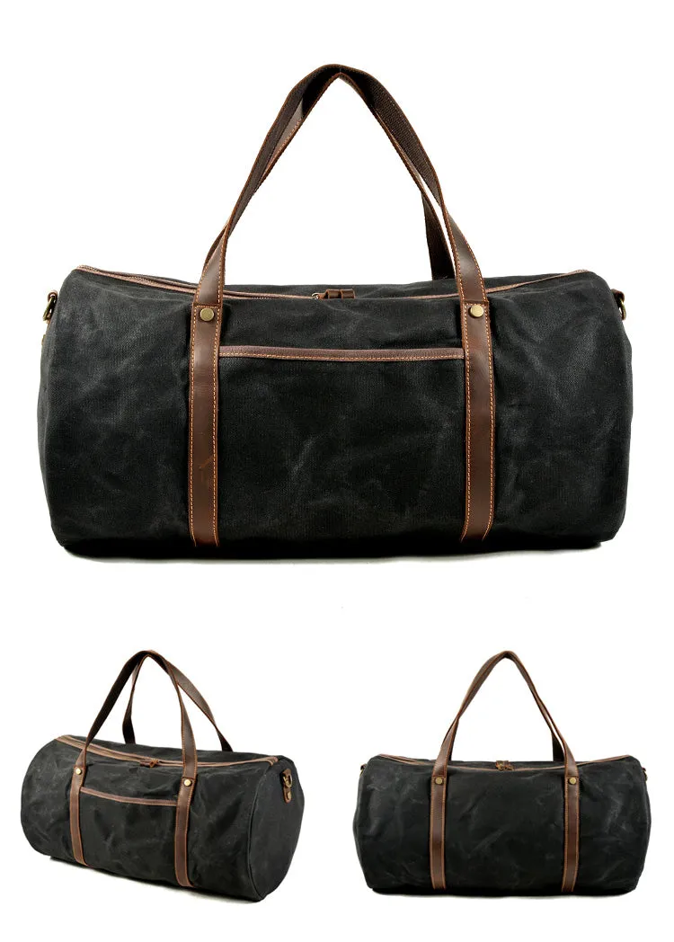 Leon Waxed Canvas Duffle Bag