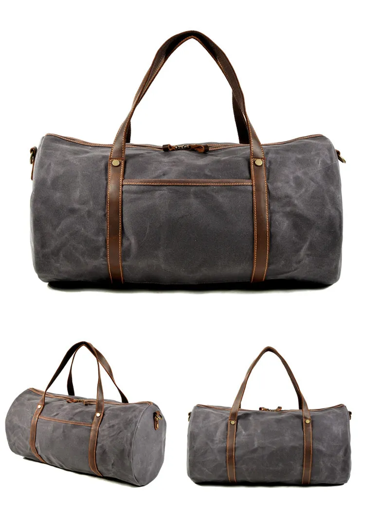 Leon Waxed Canvas Duffle Bag