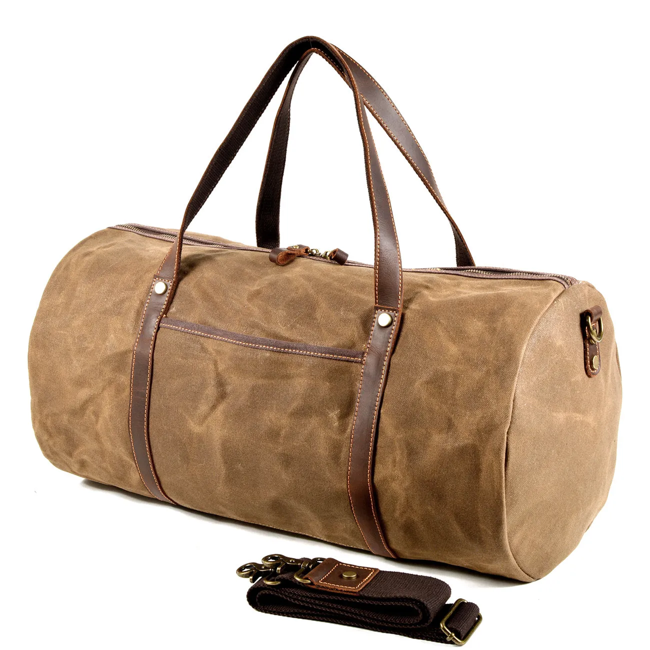 Leon Waxed Canvas Duffle Bag