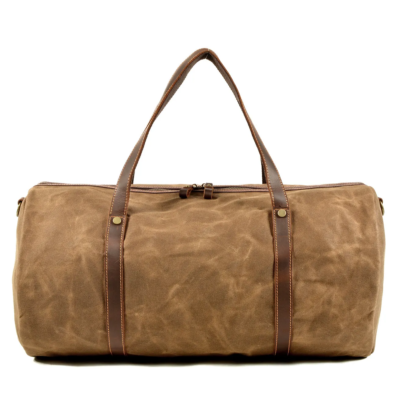 Leon Waxed Canvas Duffle Bag