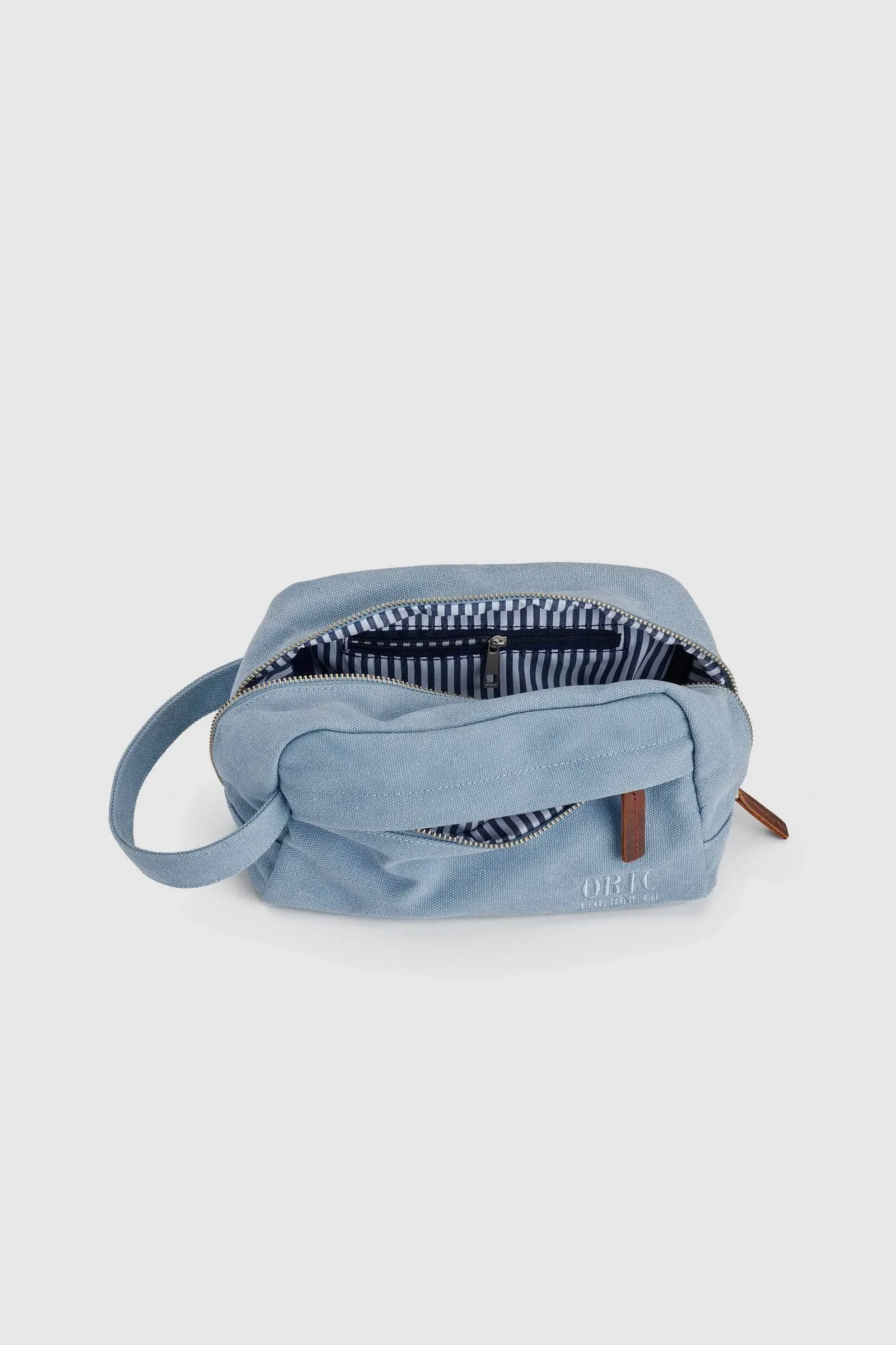 Logo Wash Bag Pale Blue