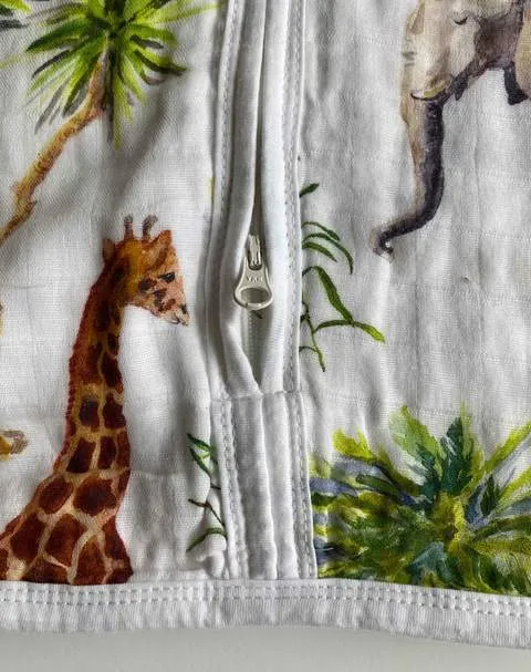 Mama Shack - Wild Safari Muslin Baby Sleeping Bag