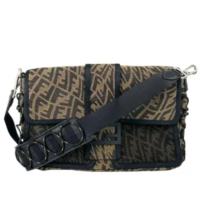 Men's Baguette Jacquard Bag Brown