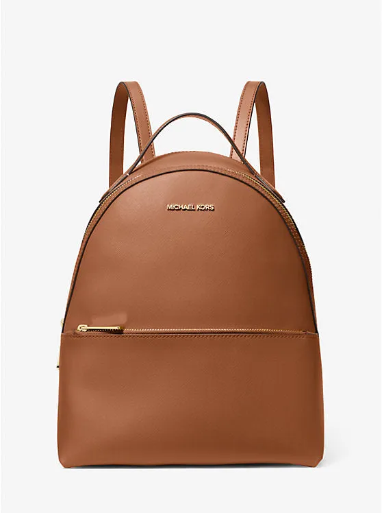 Michael Kors Sheila Medium Faux Saffiano Leather Backpack