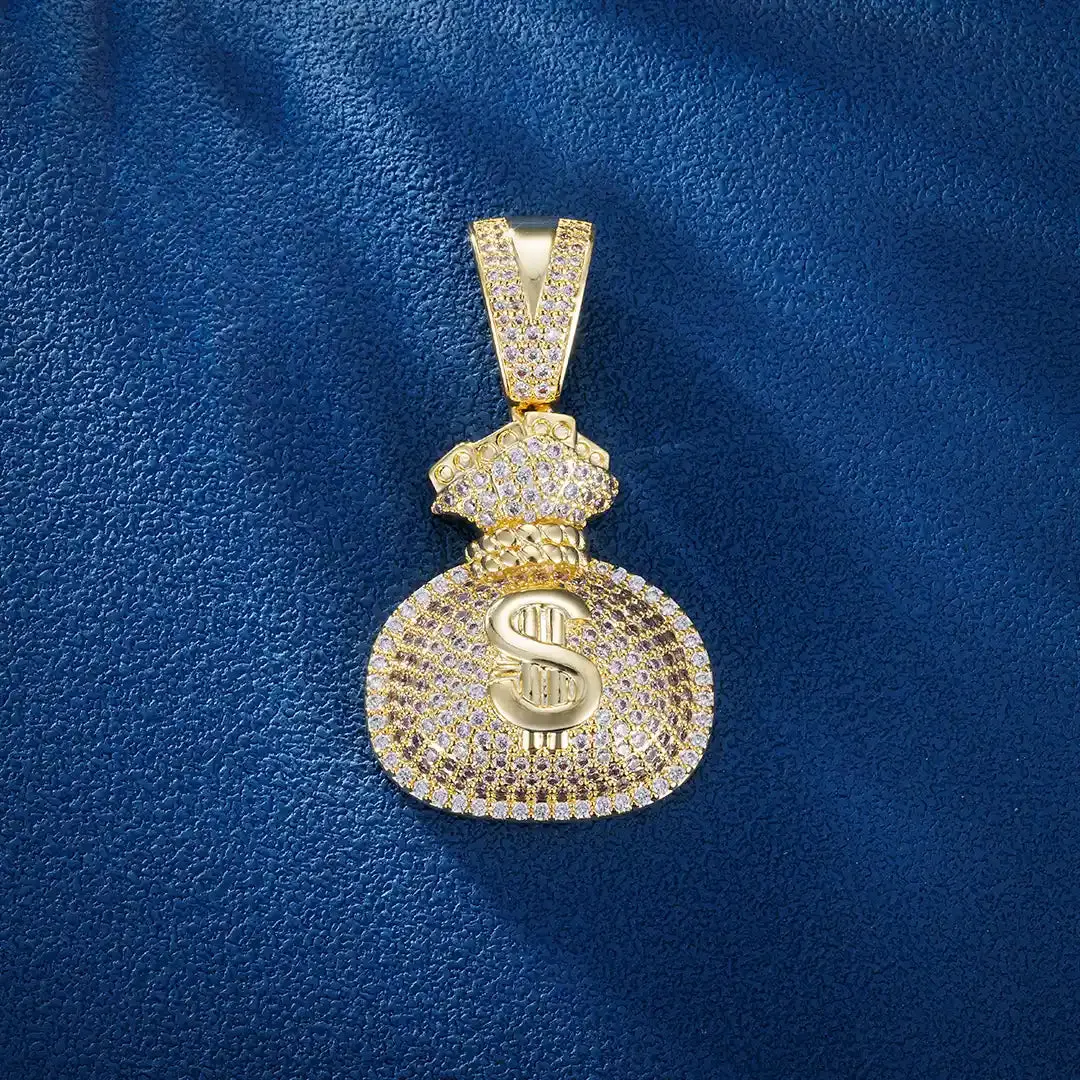 Mini Dollar Money Bag Pendant