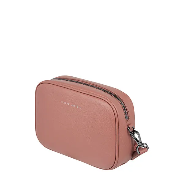 Plunder Bag with Webbed Strap - Dusty Rose