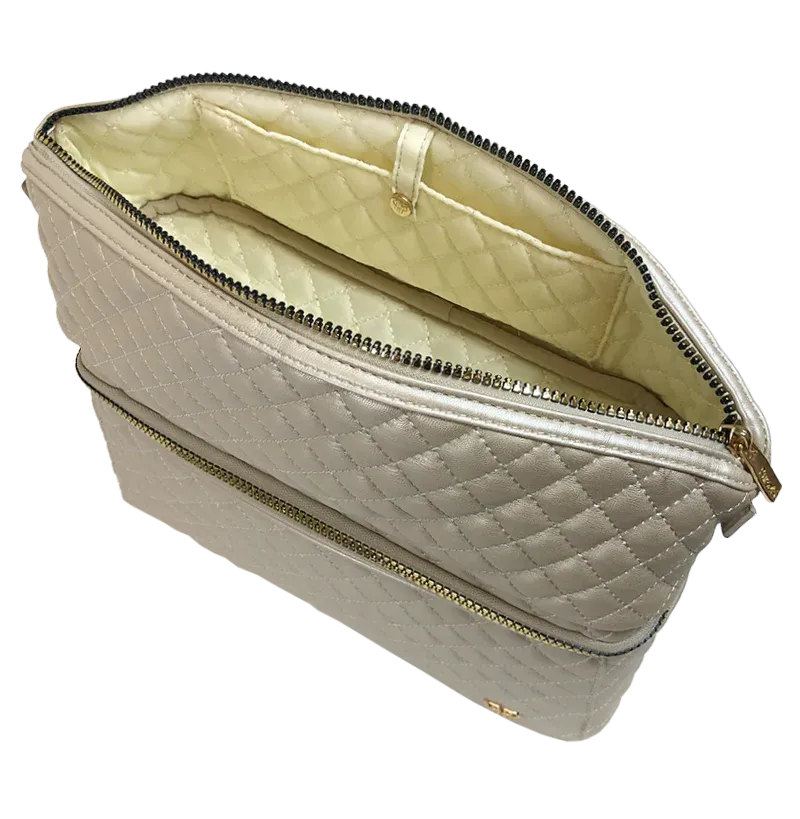 PurseN Stylist Travel Bag - Pearl Quilted