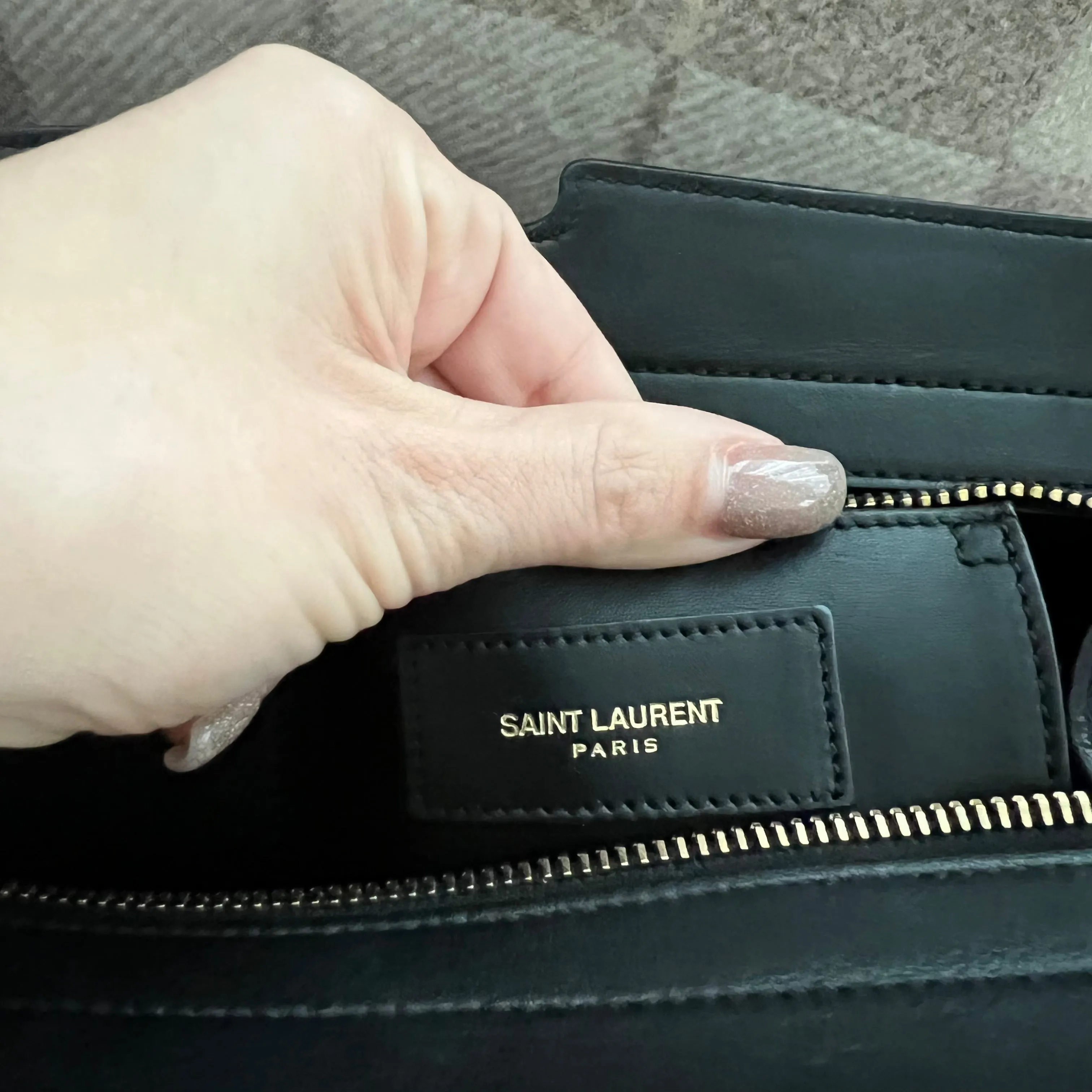 Saint Laurent Y Ligne Cabas Bag