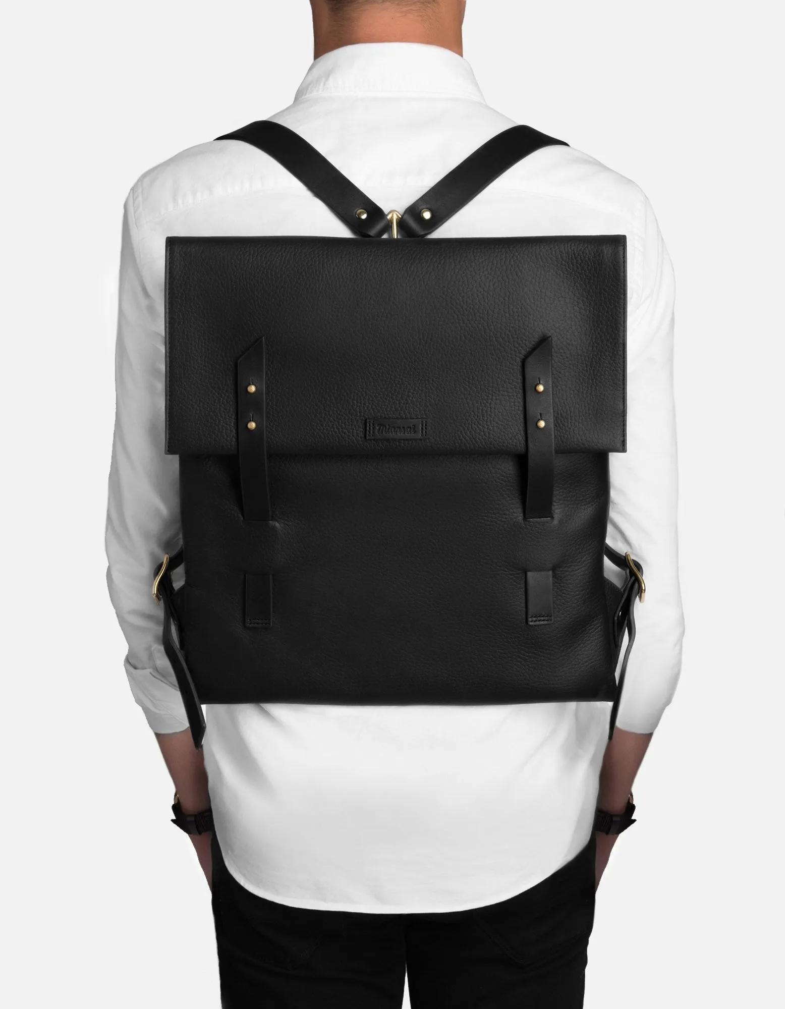 Santon Backpack, Textured Black