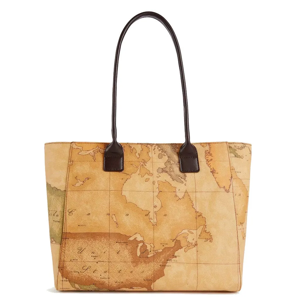 Shopping Bag Donna 1A Classe Alviero Martini linea Geo Golden Flash stampa Geo Classic GZ37