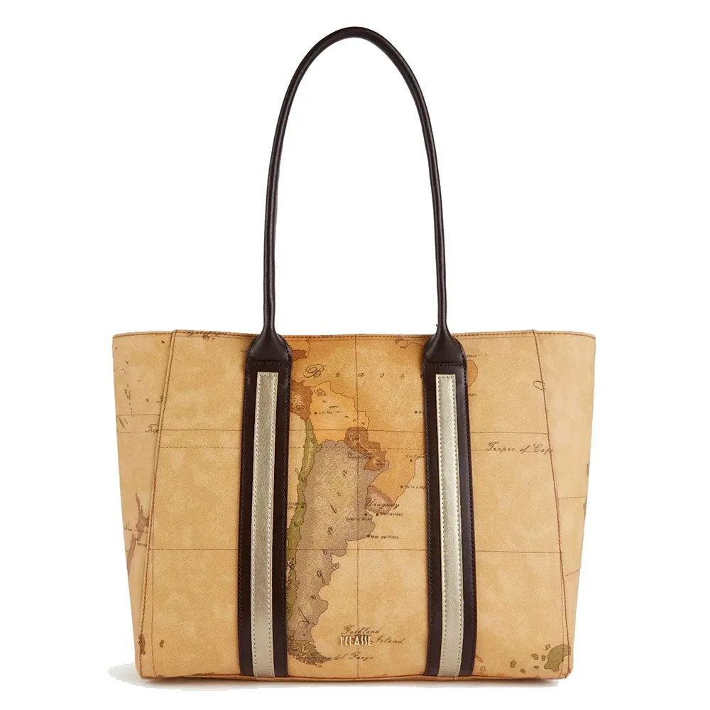 Shopping Bag Donna 1A Classe Alviero Martini linea Geo Golden Flash stampa Geo Classic GZ37