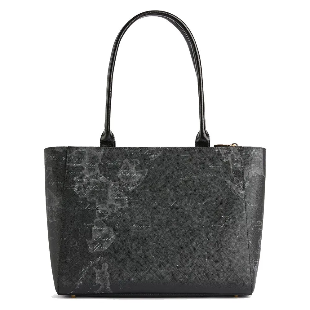 Shopping Bag Donna 1A Classe Alviero Martini linea Geo Noir stampa Geo Night GV86