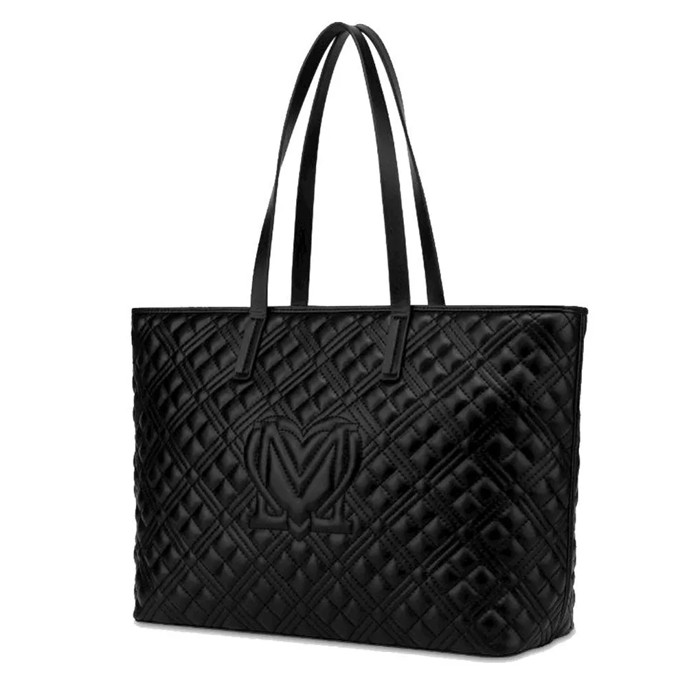 Shopping Bag Donna LOVE MOSCHINO linea Quilted colore Nero JC4166