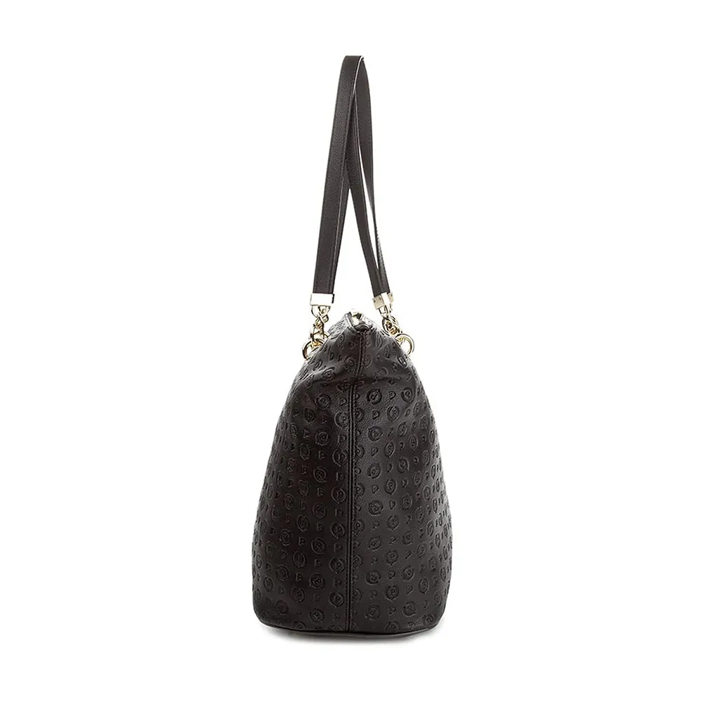 Shopping Bag Donna POLLINI linea Heritage Embossed Nero