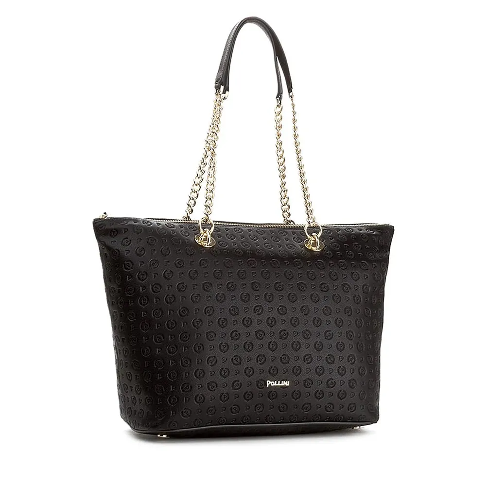 Shopping Bag Donna POLLINI linea Heritage Embossed Nero