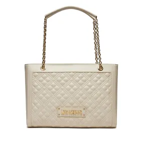 Shopping Bag Trapuntata LOVE MOSCHINO linea Quilted Avorio