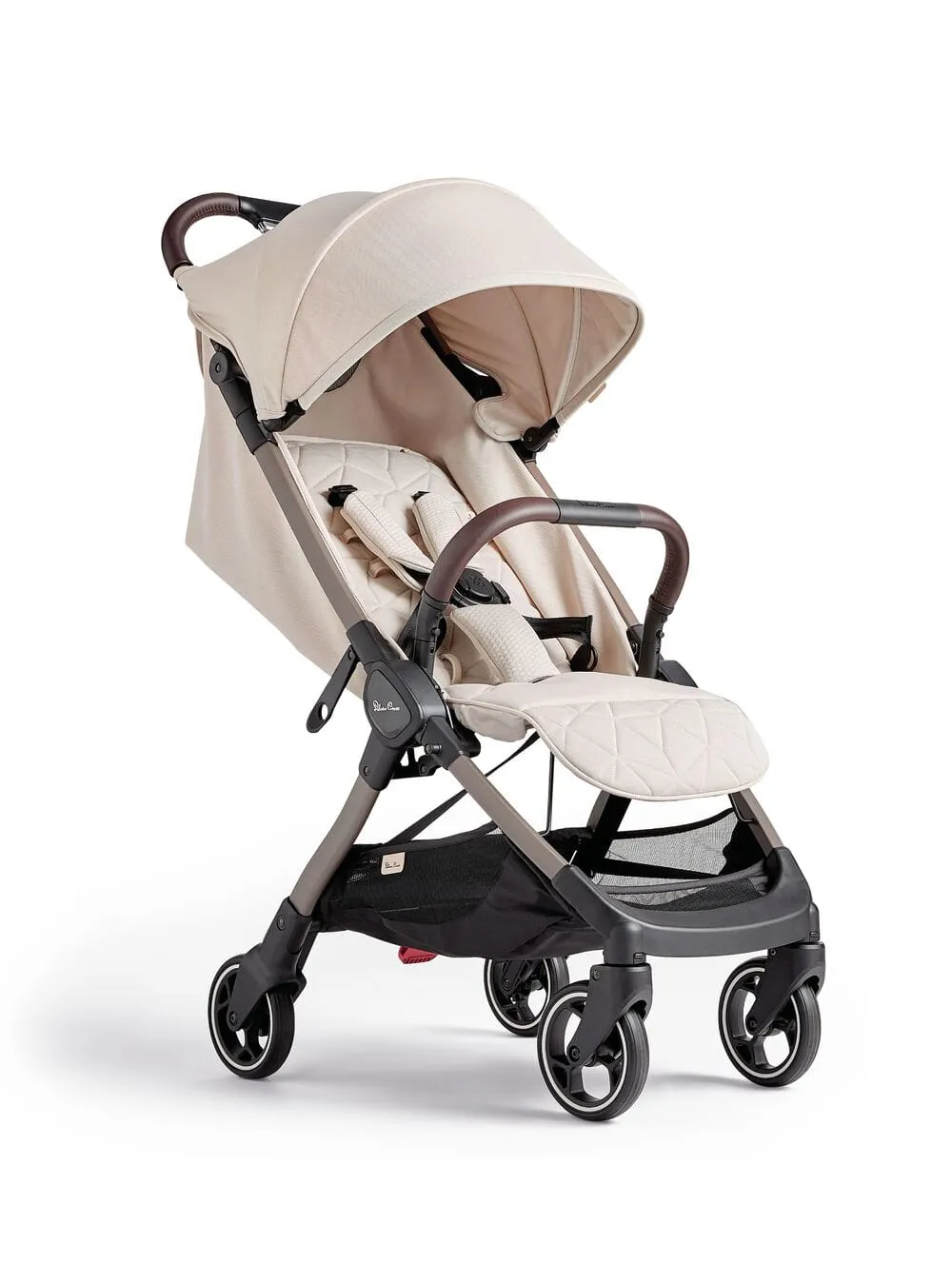 Silver Cross Clic Stroller with Travel Bag - Almond