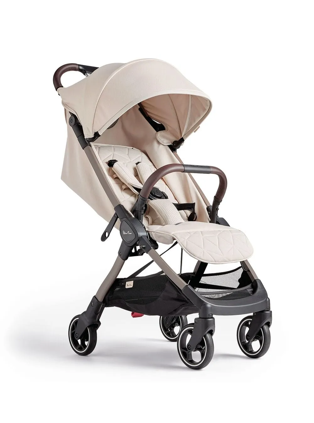 Silver Cross Clic Stroller with Travel Bag - Almond