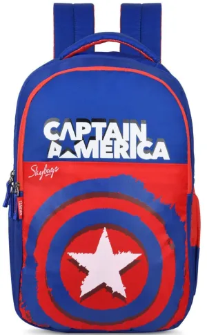 Skybags Marvel Caption America Backpack (Blue)