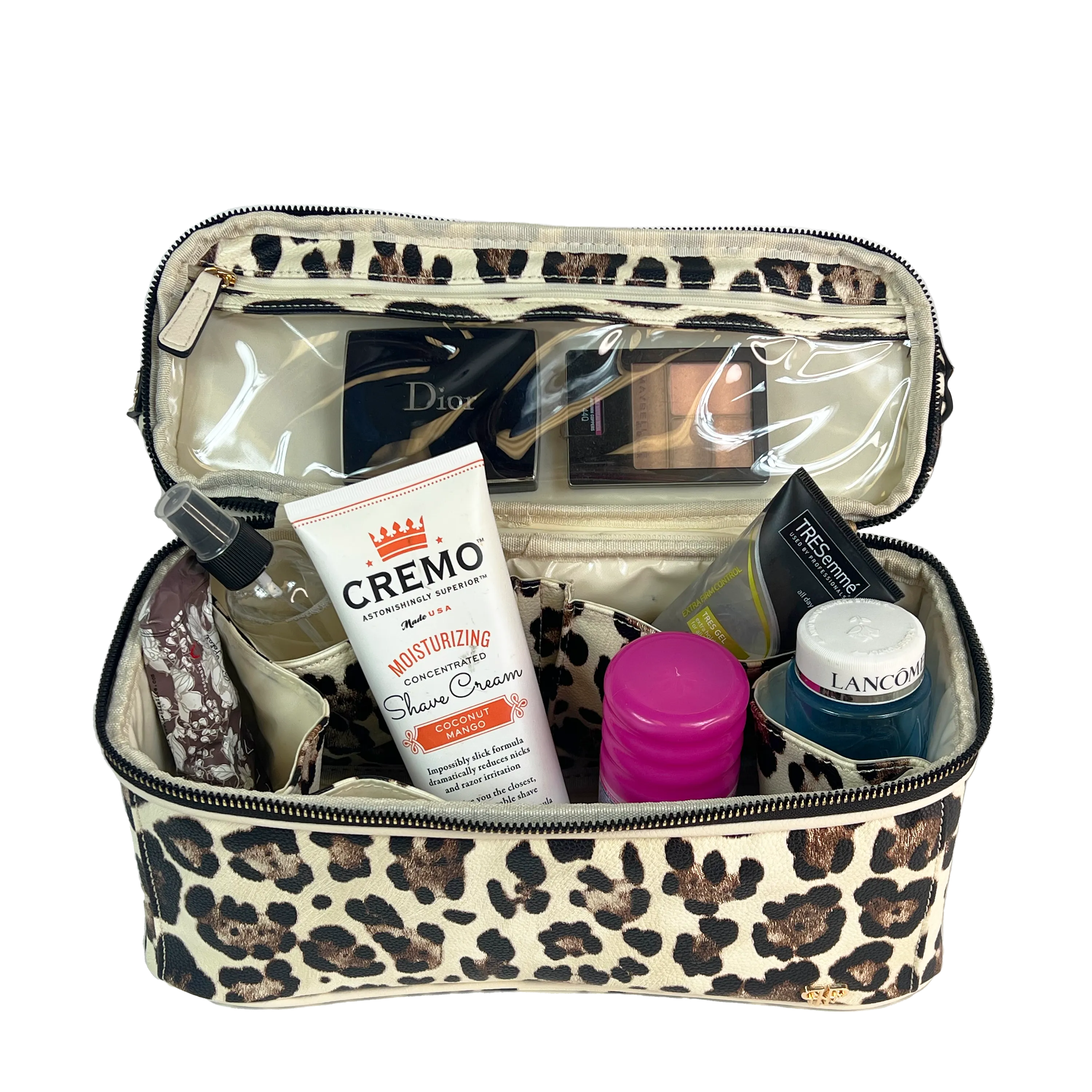 Stylist Travel Bag - Cream Leopard