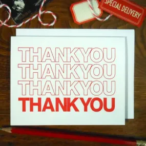 Thank You Bag Card