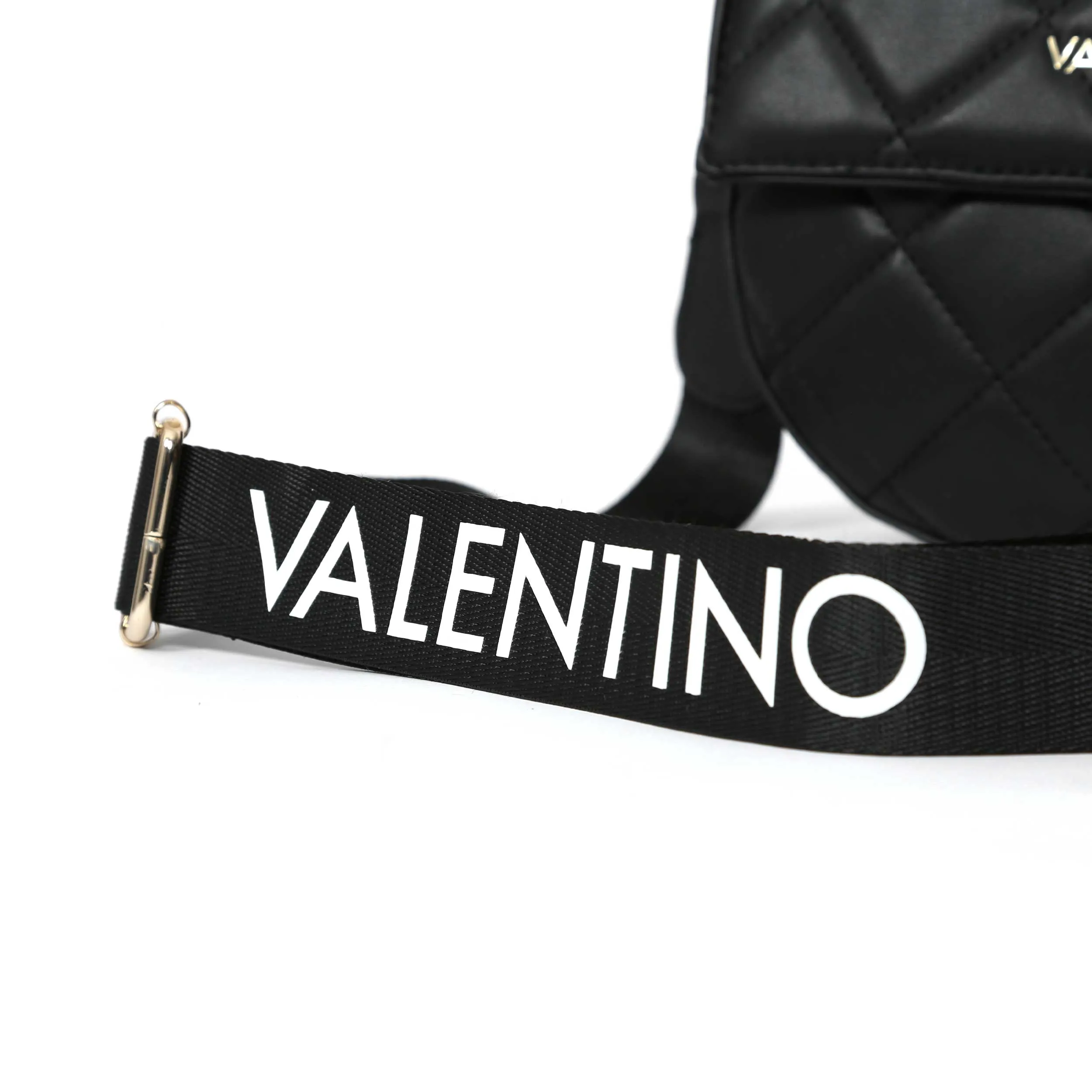 Valentino Bags Bigs Quilt Shoulder Bag in Black