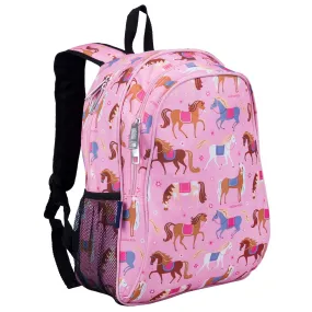 Wildkin Olive Kids Horses Sidekick Backpack School Bag