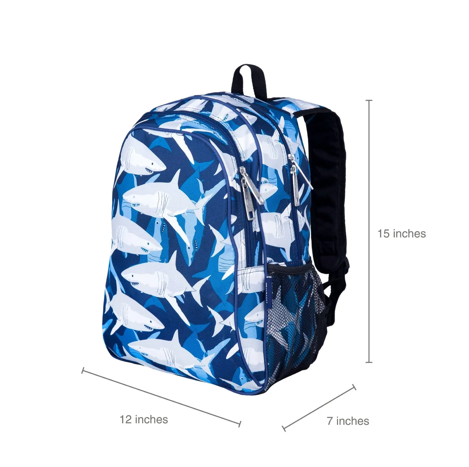 Wildkin Sharks Sidekick Backpack School Bag