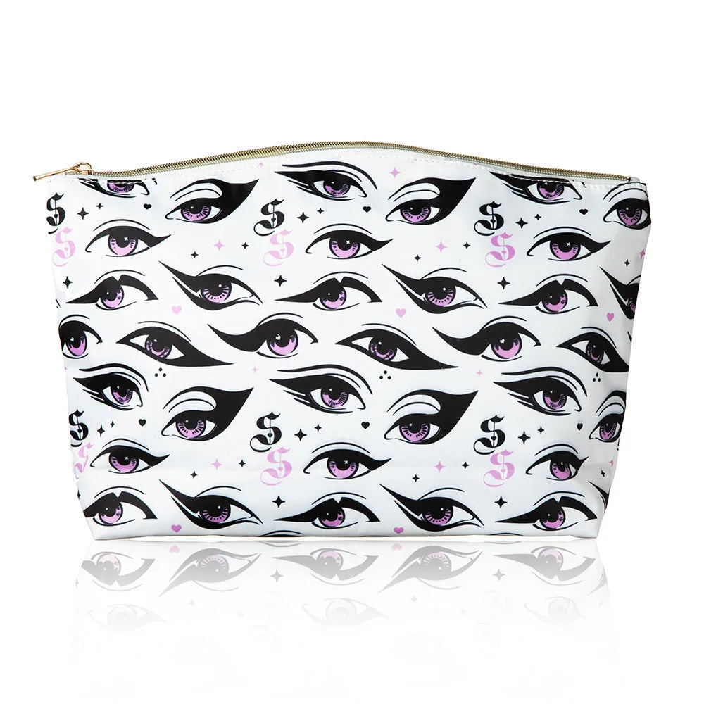 Wing Queen Eyes Jumbo Cosmetic Bag